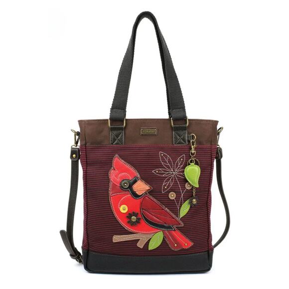 Chala | Women | Cardinal Canvas Work Tote Shoulder Bag | One Size - Picture 12 of 12